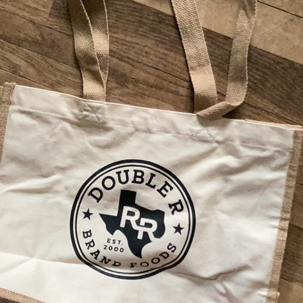 ECO FRIENDLY COTTON TOTE BAG  DOUBLE R TEXAS  VNPLC